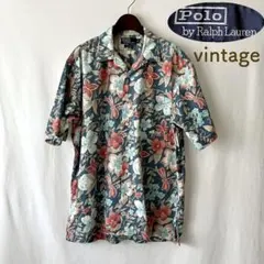 希少 Polo RALPH LAUREN CLAYTON シャツ 開襟 オープン