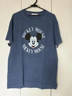 GOOD ROCK SPEED ミッキーTシャツ ネイビー ビンテージ風のサムネイル