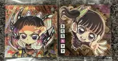 鬼滅の刃　にふぉるめーしょん　ウェハースシール　　2枚セット　しのぶ&カナヲ