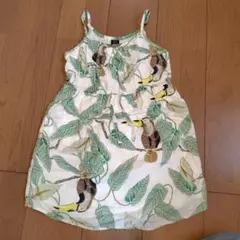 トゥーカン柄ノースリーブワンピース 120cm