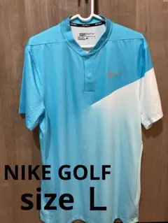 NIKE GOLF ナイキゴルフ ワンポイントロゴ 半袖ポロシャツ メンズ L