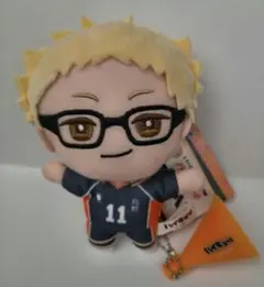 ハイキュー!! みにコレ！ぬいぐるみ 　月島蛍　ハイキュー!!メガホン