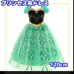 キッズドレス プリンセスドレス アナ雪風 コスプレ 120cm ワンピース