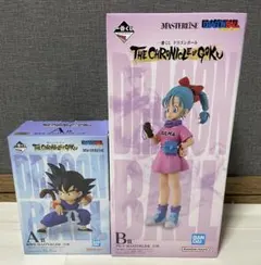 孫悟空＆クリリン A賞＋ブルマ B賞 フィギュア セット マスターライズ 一番くじ ドラゴンボール A賞 孫悟空 B賞 ブルマ マスターライズ