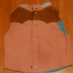 値下げ☆チャオパニック フード付きダウンベスト  リバーシブル