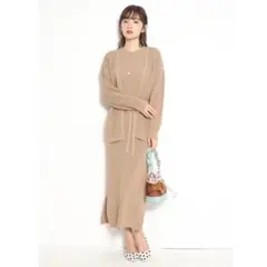 【値下げ交渉可】マイストラーダ カーディガン付きタイトニットワンピース