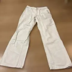 UNIQLO ホワイト デニム パンツ　25〔63.5㌢〕