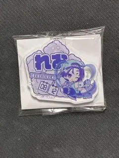 ブルーロック　ブルロ　ぱすてるぽっぷ　アクリルネームバッジ　御影玲王