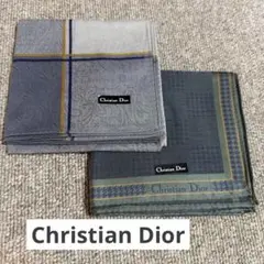 Christian Dior ハンカチ 2枚セット