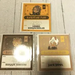 ツイステ　バックステージパス風ステッカー　サバナクロー寮