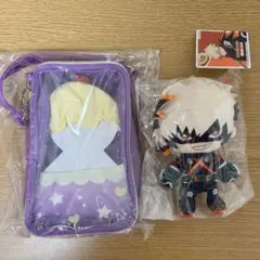 【新品・匿名】ヒロアカ 爆豪勝己 Chibiぬいぐるみ＆ぬいポーチ セット