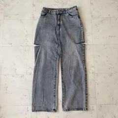 ルティーク しまむら ダメージ加工ジーンズ クラッシュデニムパンツ Y2Kのサムネイル