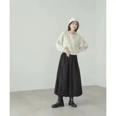 N. シャカシャカバルーンスカート 黒 ブラック Mのサムネイル