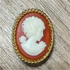 カメオ カメオ風 ブローチ アンティーク レトロ ビンテージ
