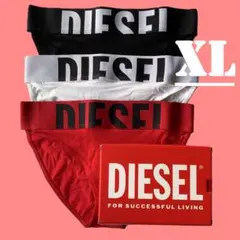 新品　ディーゼル　ウィメンズ ショーツ　３枚セット　XL　A17772BIGロゴ