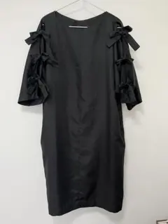 Dot＆Stripes CHILD WOMAN 袖リボン　ワンピース