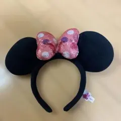 ミニーマウス minney スパンコール カチューシャ