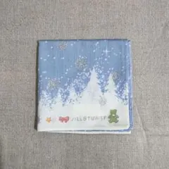 未使用　JILLSTUART 雪の結晶大判ハンカチ