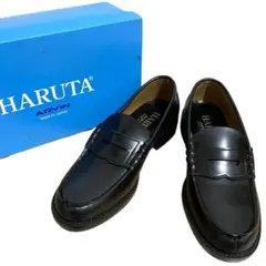 【美品】HARUTA ARVIN コインローファー ブラック 24.5cm