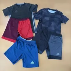 adidas Tシャツとショートパンツ5点セット