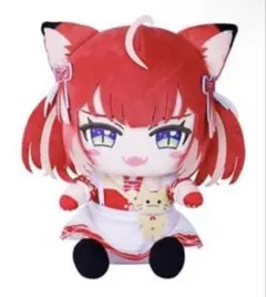 赤見かるび GIGO おすわりぬいぐるみ ボイスマスコット 大人気VTuber『赤見かるび』のプライズがGiGOグループのお店限定