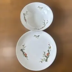 骨董 江戸後期 鳳凰文様 皿 2枚セット 古伊万里 金彩色絵皿 - メルカリ