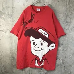 B1244古着　Tシャツ 赤　90s Y2K