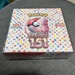 ポケモンカード151 1BOXシュリンク付き ポケモンカード 151 BOX シュリンク付き 新品未開封1BOX