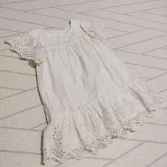 ☆美品☆GAP/白ワンピース/刺繍