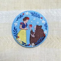 Disney Characters 刺繍缶バッジ 白雪姫