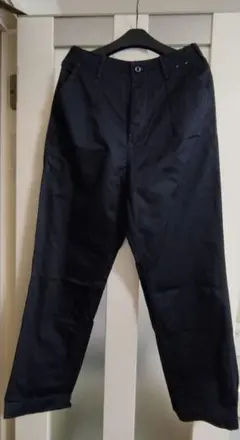 カジュアルパンツ　綿パン　チノパン　Ｌ　ブラック