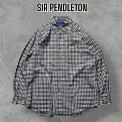PENDOLETON 90s SIRPENDOLETONウールB.DシャツL