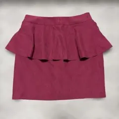 CECIL McBEE ミニスカート ボルドー