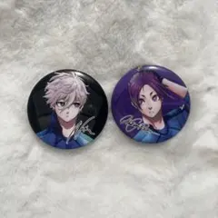 ブルーロック 凪誠士郎 御影玲王 缶バッジ 2個セット