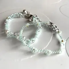 ミント系　ブレスレット　2本セット