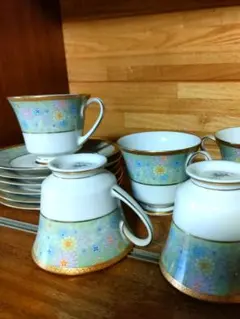 1客6000円 ノリタケ　カップ＆ソーサー　ティーカップ　セット　アンティーク調