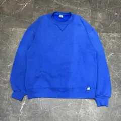 90年代　RUSSELL ATHLETIC 無地スウェット ブルー　USA製
