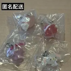 ゆるっとめじるしアクセサリー ウサハナ しろうさ マロンクリーム ぼんぼんりぼん