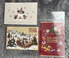 ディズニークリスマス2025 ポストカード3枚セットです ♡