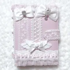 マカロンバインダー レース デコ A5 ピンク シール帳 - メルカリ