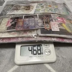 ②コラージュ素材　詰め合わせ　300枚以上！　ステッカー　紙モノ