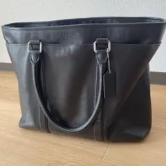 COACH レザー トートバッグ ブラック