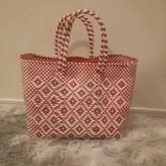 編み込みかごバッグ　Bshop 美品　メルカドバッグ