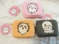 ちいかわ　ふわふわミニポーチ　3種