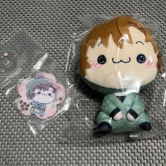 【新品未使用】忍たま くじ 善法寺伊作 もちぴこぬいぐるみ、アクリルスタンド