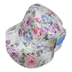 新品未使用 花柄 UVカット バケットハット Mサイズ