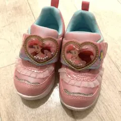 アリエル 光るキッズシューズ レース付15.0 超美品