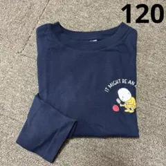 GU ヨシタケシンスケ　120 ロンT 長袖　りんごかもしれない　絵本　男女