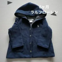 Ralph Lauren リバーシブル　フード付きジャンパー ネイビー