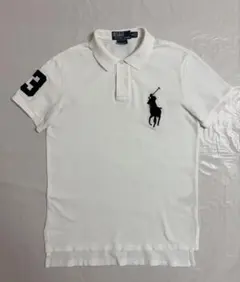 Ralph Lauren ビックポニーポロシャツ 半袖 ホワイトM